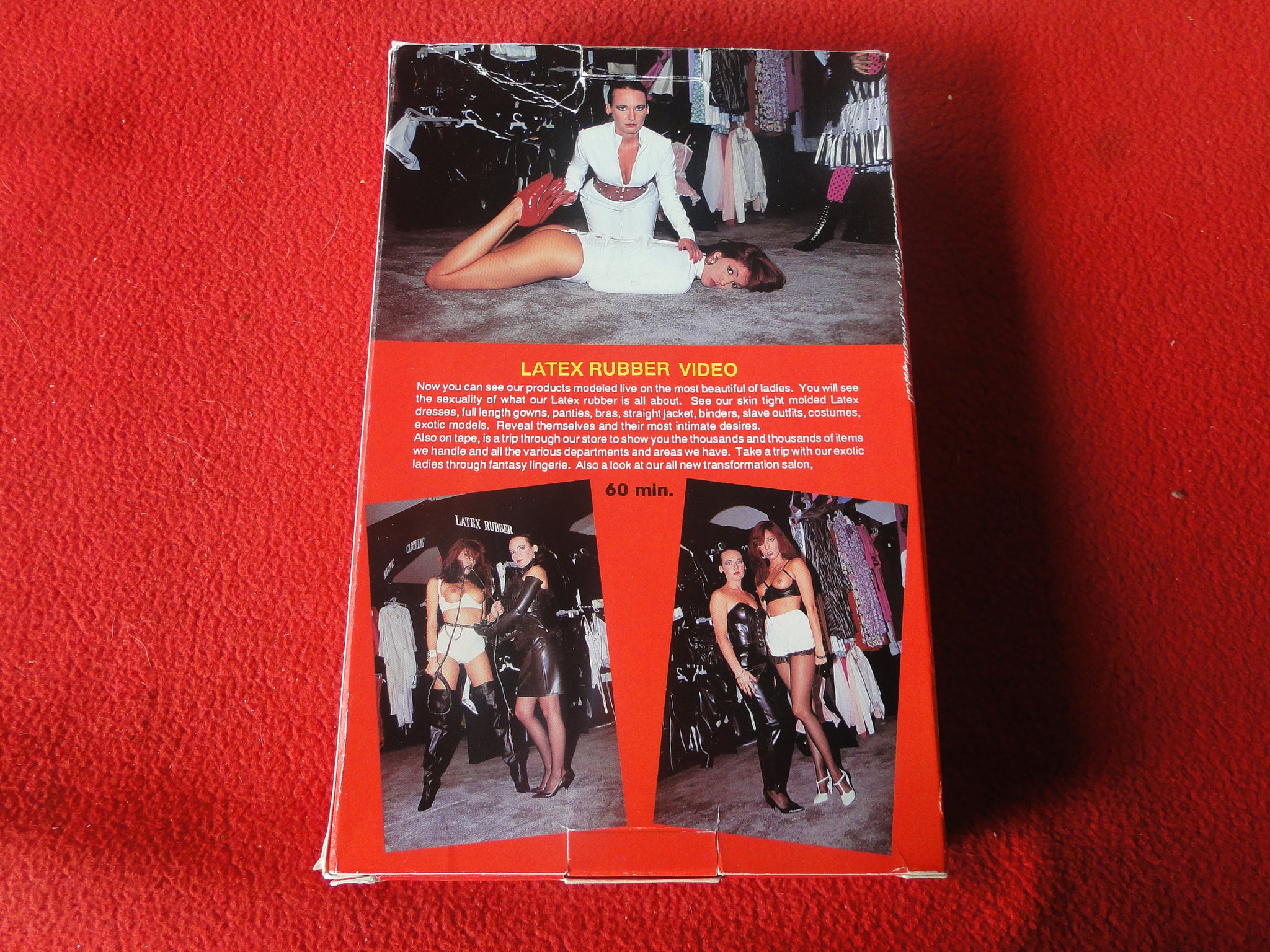 Vintage Adult XXX VHS Porn Tape Latex Rubber CI – Ephemera Galore