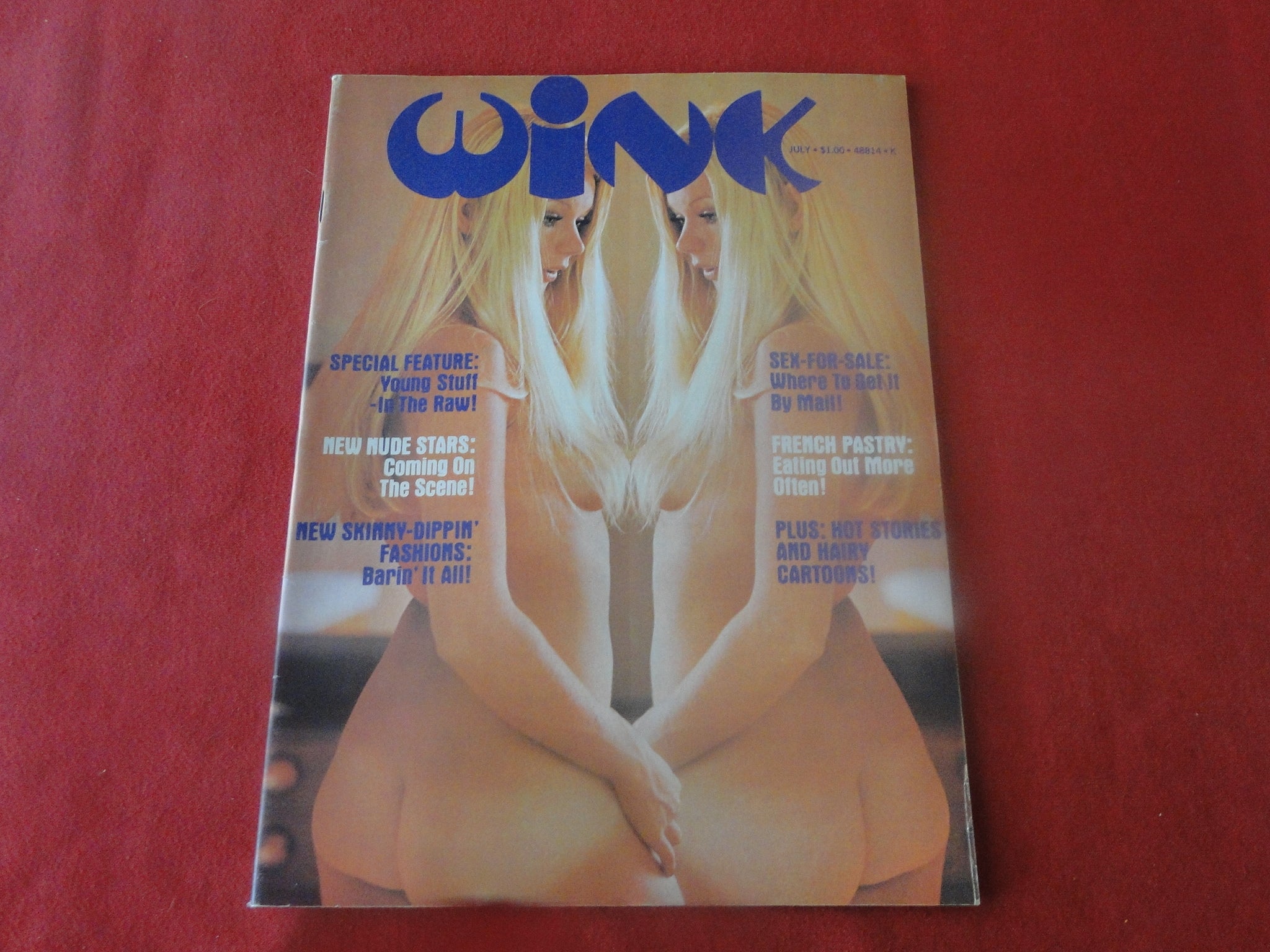 Vintage Nude Erotic Sexy Adult Magazine Magazine Wink July 1973 G63 –  Ephemera Galore