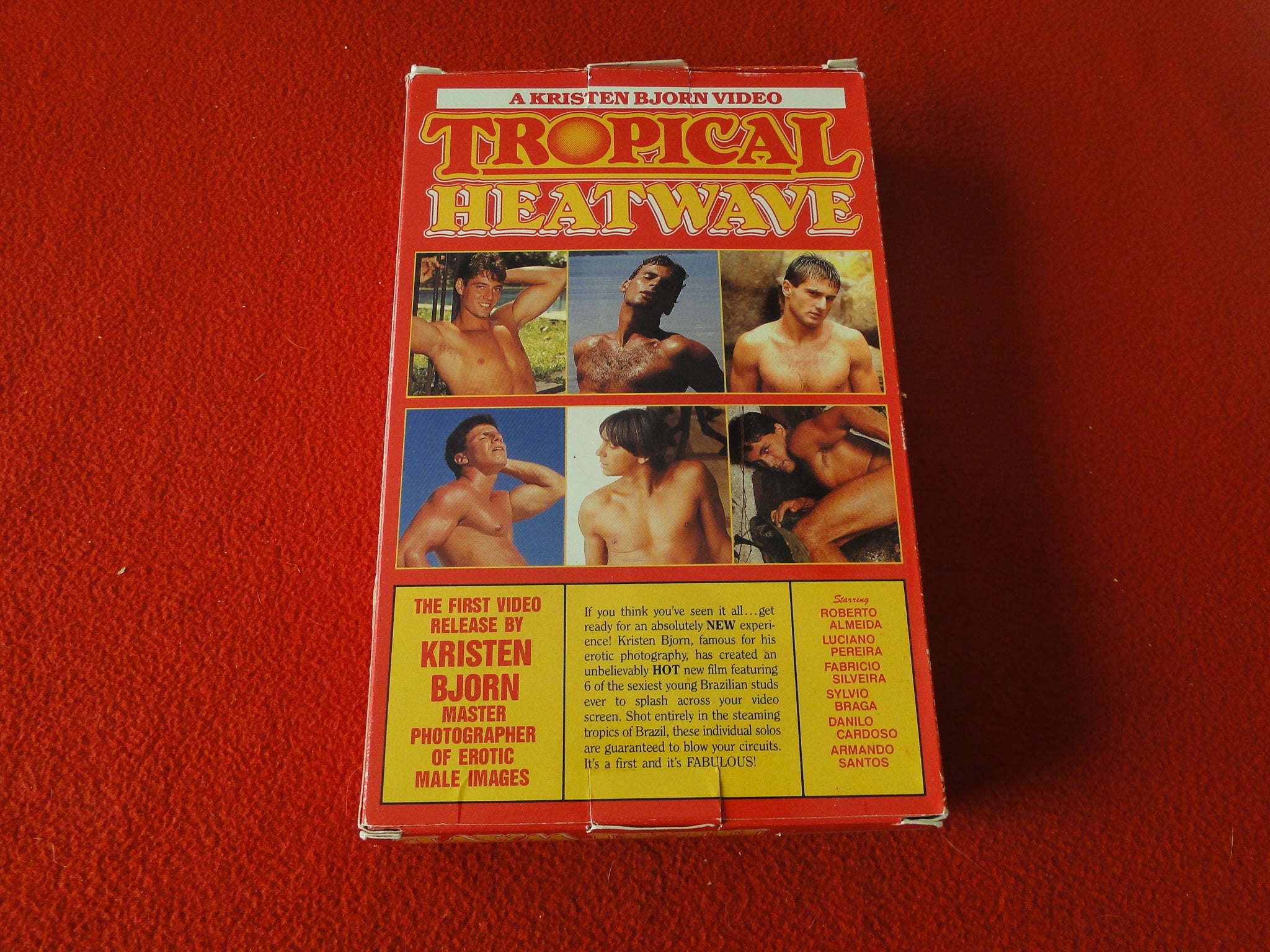 Vintage Adult XXX VHS Gay Porn Movie Kristen Bjorn Tropical Heatwave P –  Ephemera Galore