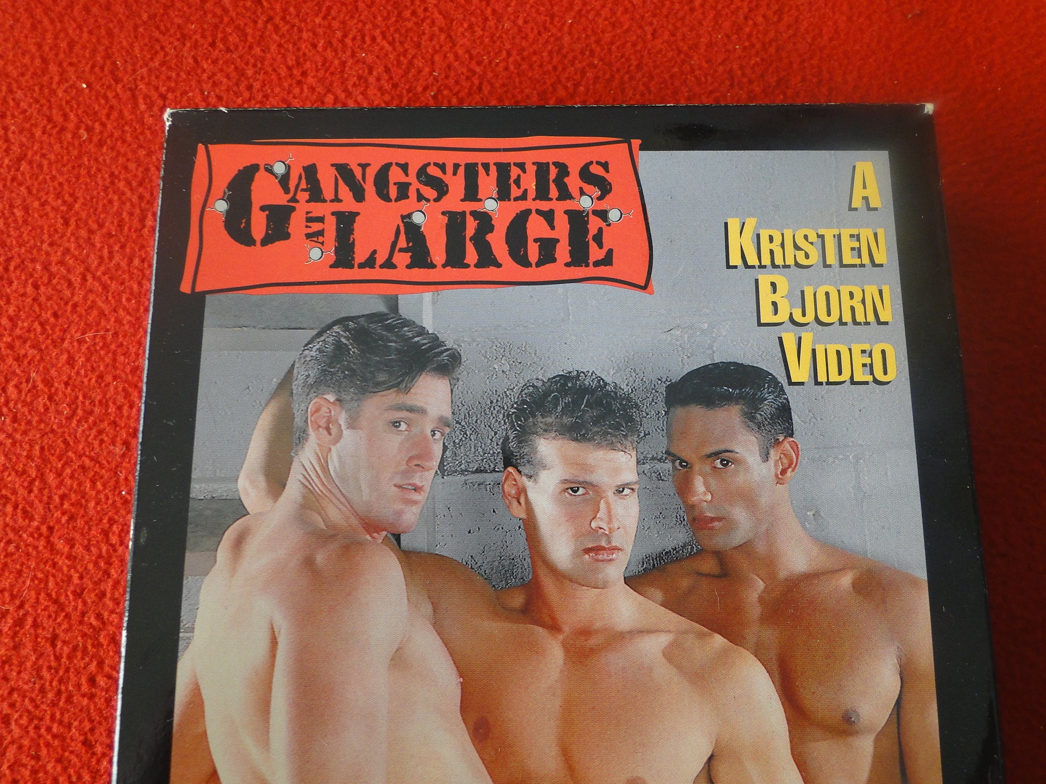 Vintage Adult XXX VHS Gay Porn Movie Kristen Bjorn Gangsters At Large –  Ephemera Galore