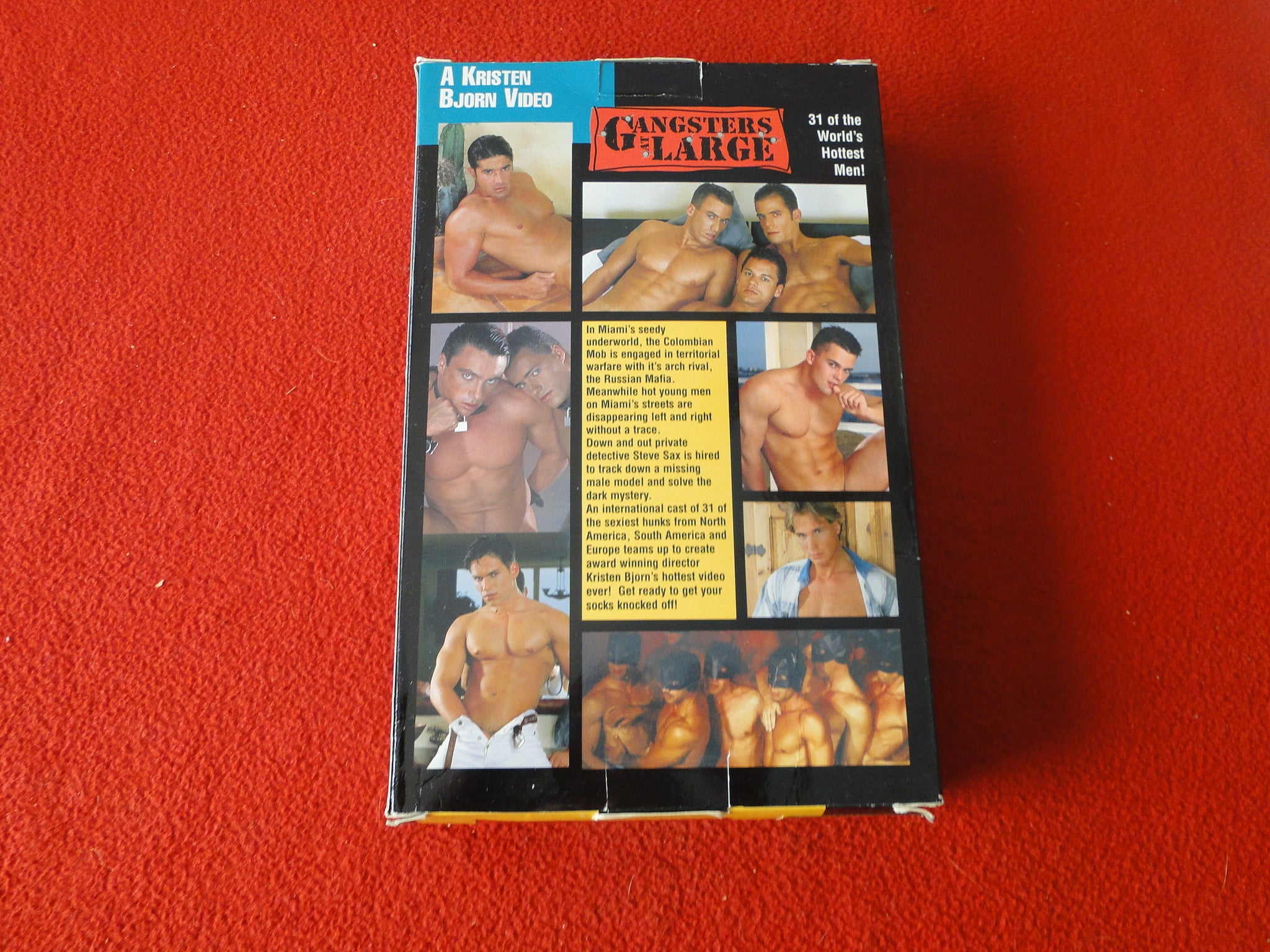 South 2x - Vintage Adult XXX VHS Gay Porn Movie Kristen Bjorn Gangsters At Large â€“  Ephemera Galore