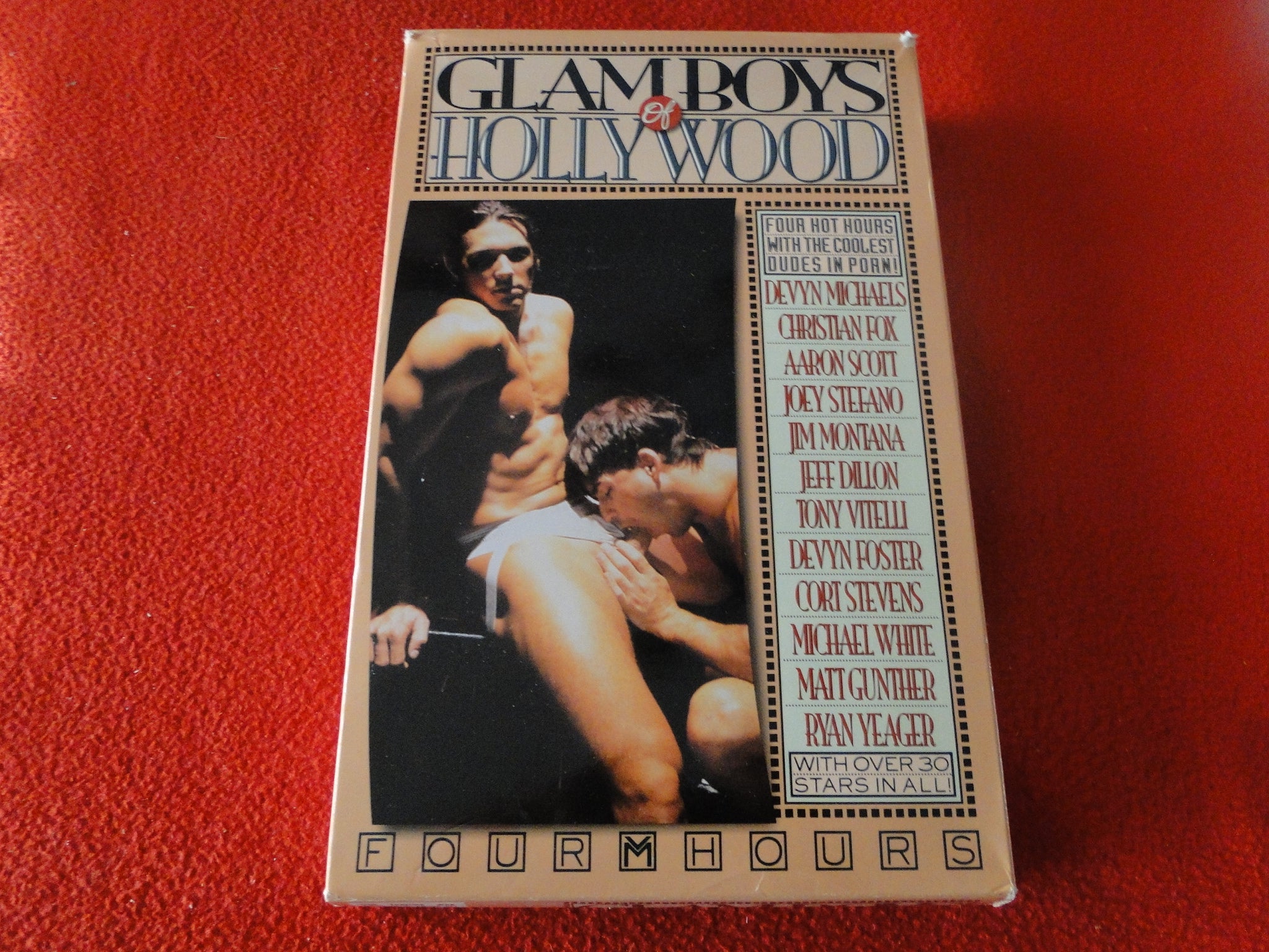 Vintage Adult Erotic XXX Gay VHS Porn Movie Glam Boys of Hollywood P53 –  Ephemera Galore