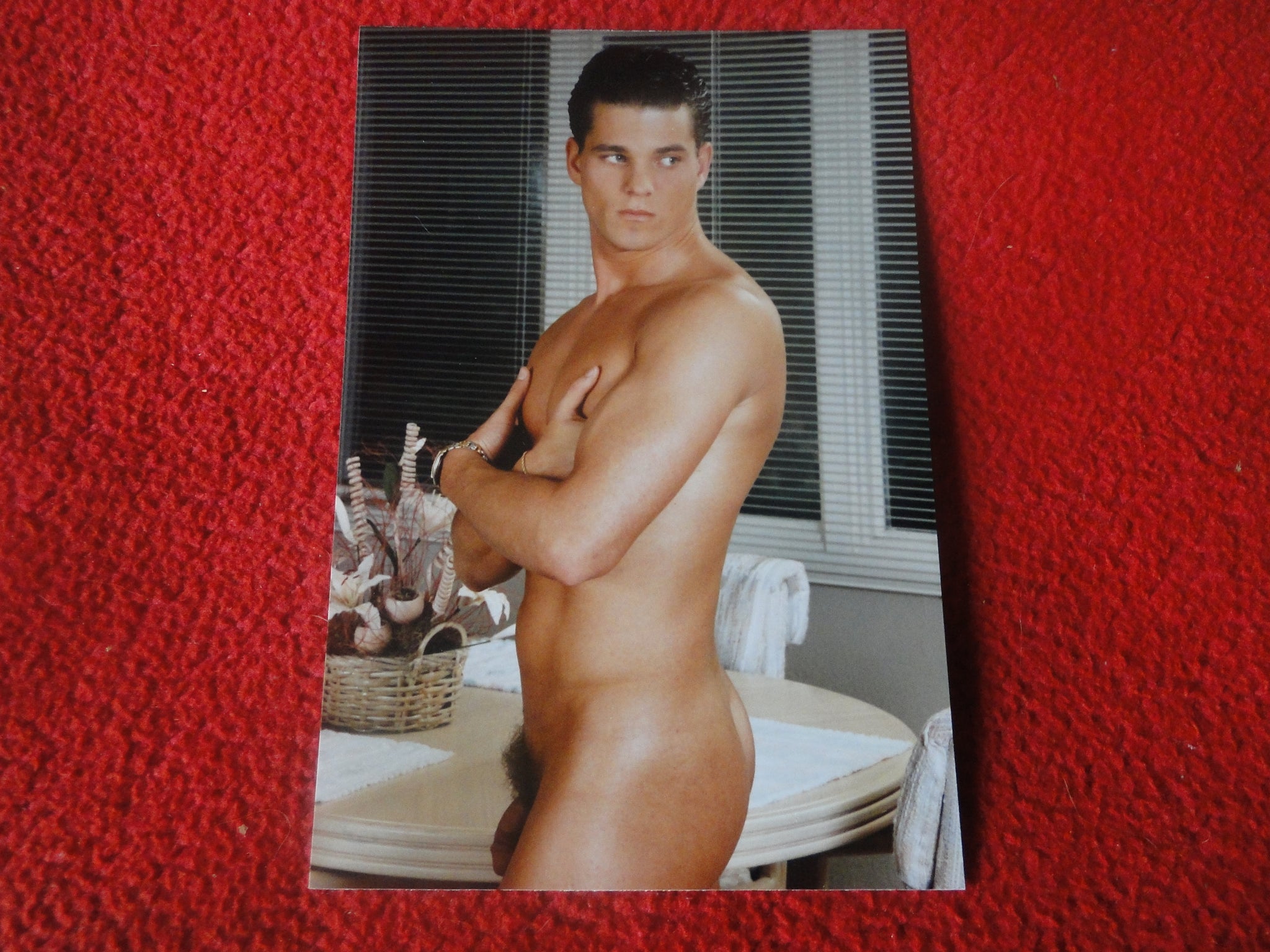 Vintage Gay Interest Nude Hot Hung Male Photo 4x6 GE29 – Ephemera Galore