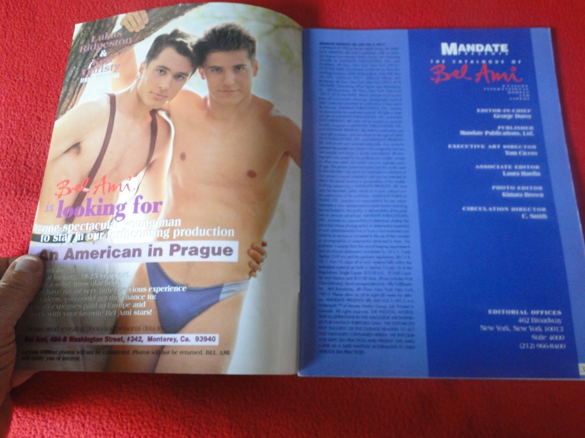 Vintage 18 Y. O. + Sexy Erotic Gay Adult Magazine Bel Ami 1996 G73 –  Ephemera Galore