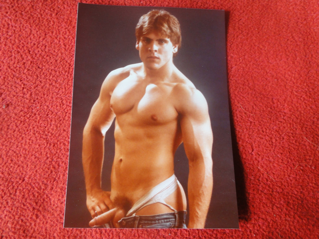 Vintage 18 Y.O. + Gay Interest Nude Hot Hung Muscular Male Colt/Fox Photo 5 x 7 H7_