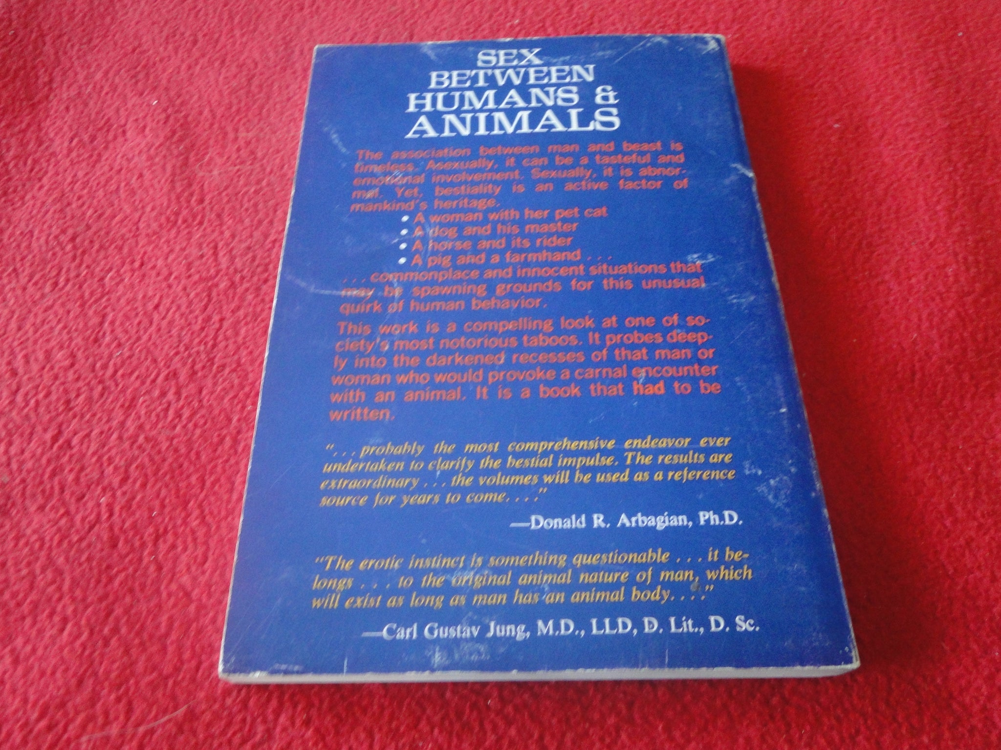 Vintage Erotic Sexy Adult Paperback Book Sex Between Humans & Animals –  Ephemera Galore