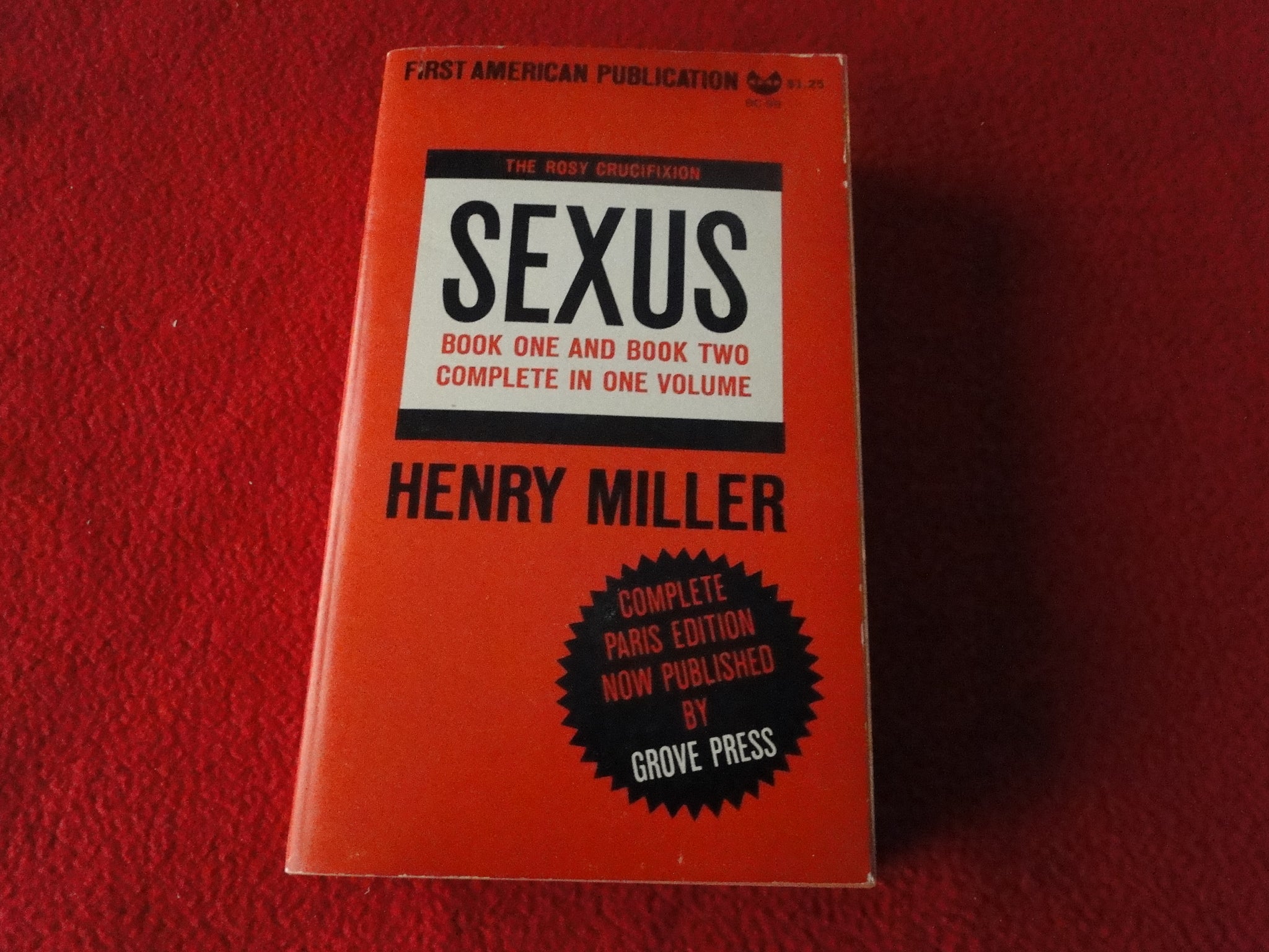 2048px x 1536px - Vintage Erotic Paperback Book Sexus Henry Miller Grove Press P14 â€“ Ephemera  Galore