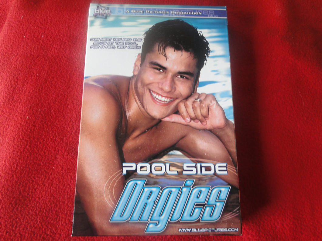 Vintage Adult XXX Gay VHS Tape Video 18 Year Old + Pool Side Orgies       G1