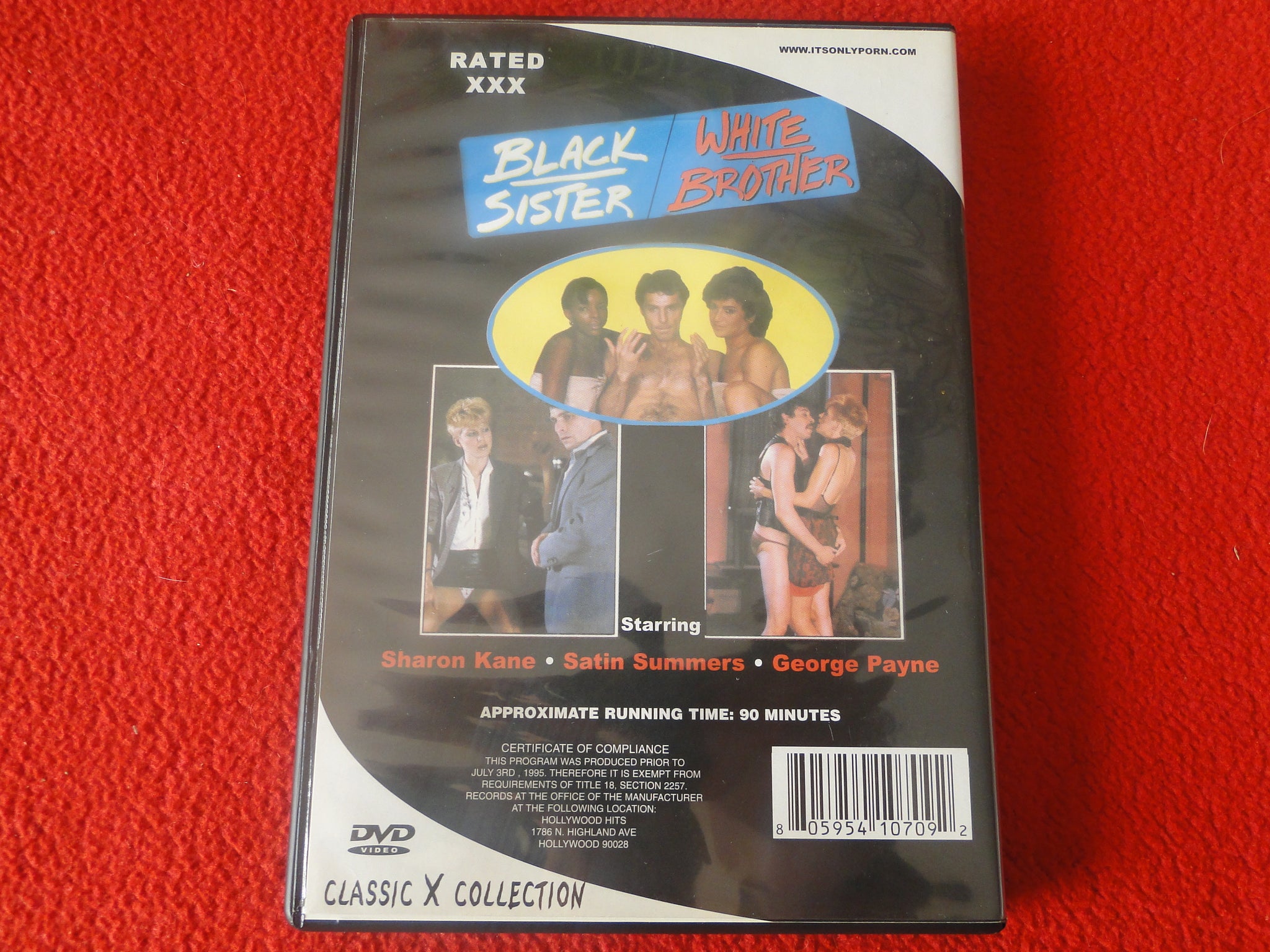 Vintage Erotic Sexy Adult DVD XXX Movie Black Sister White Brother Sha –  Ephemera Galore