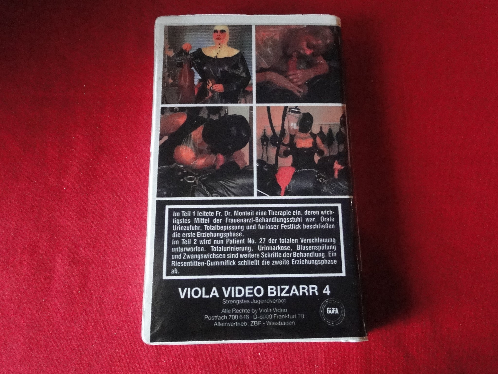 Vintage Erotic Adult XXX VHS Porn Tape Gummiklinik Frau Dr. Monteil Te –  Ephemera Galore