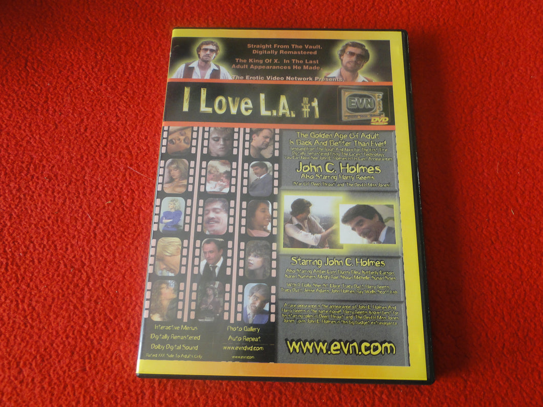 Vintage Erotic Sexy Adult XXX DVD Porn Movie I Love L.A. #1 John Holme –  Ephemera Galore