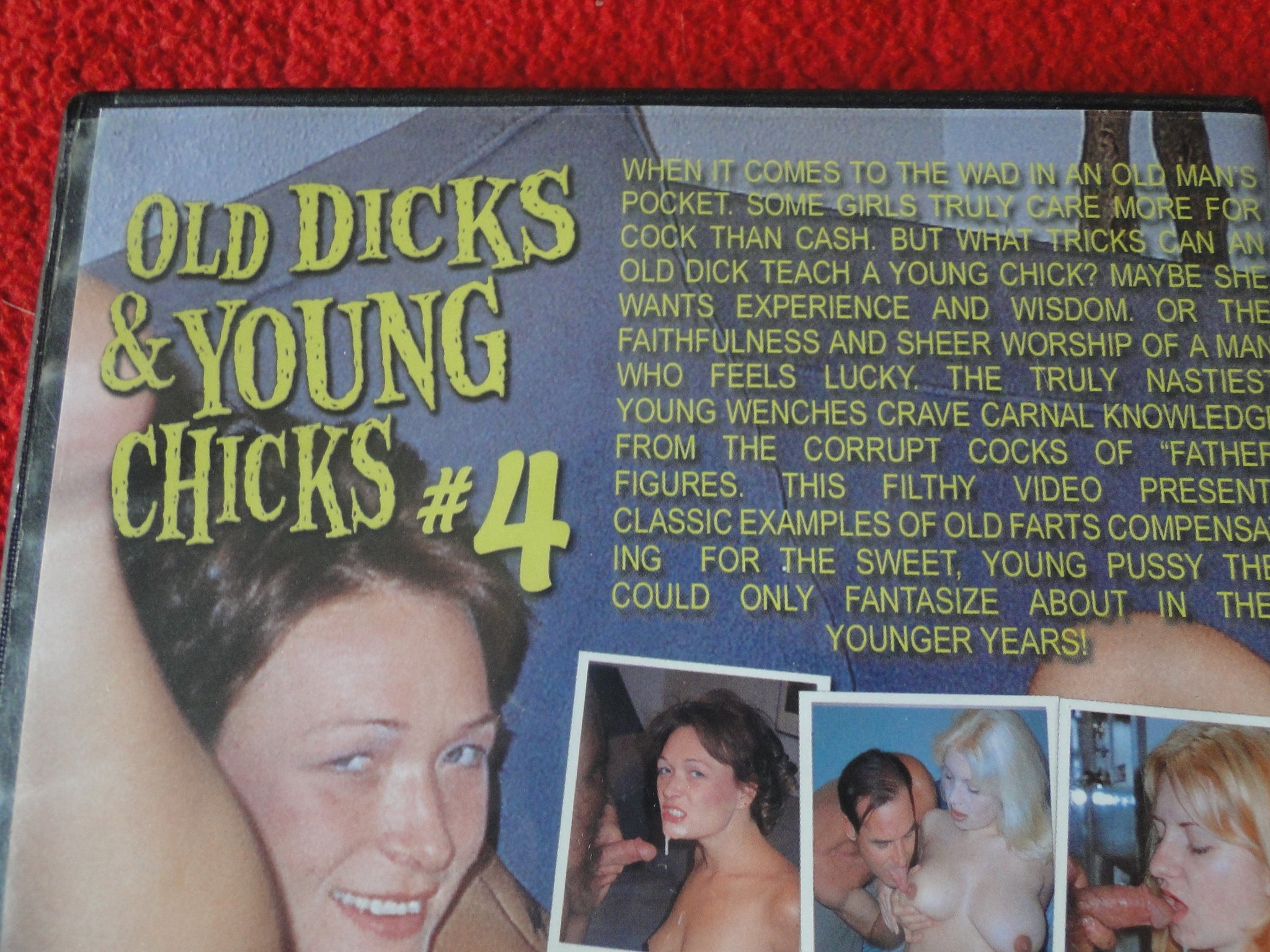 Vintage Erotic Sexy Adult DVD XXX Porn Movie Old Dicks & Young Chicks –  Ephemera Galore