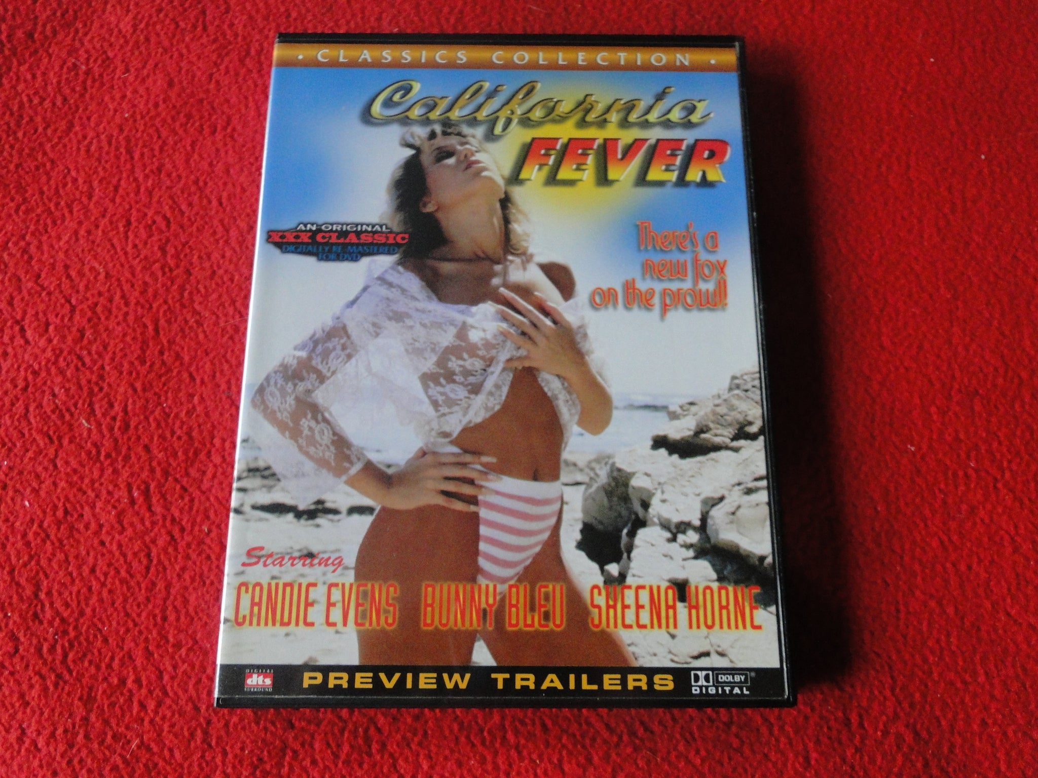 Vintage Erotic Sexy Adult XXX Porn DVD Movie California Fever Candie E –  Ephemera Galore