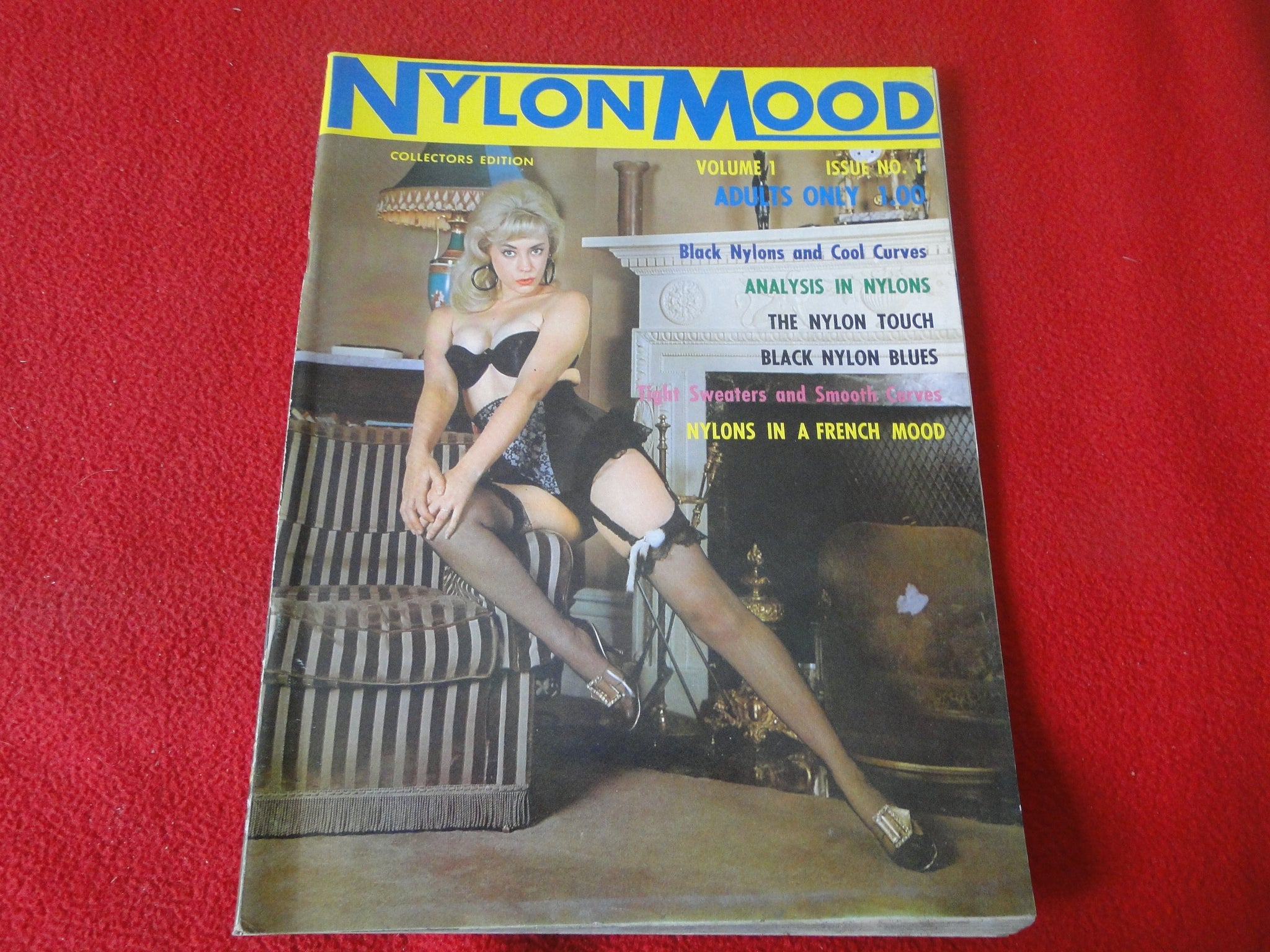 Vintage Nude Erotic Sexy Adult Magazine Nylon Mood April 1963 P71 –  Ephemera Galore