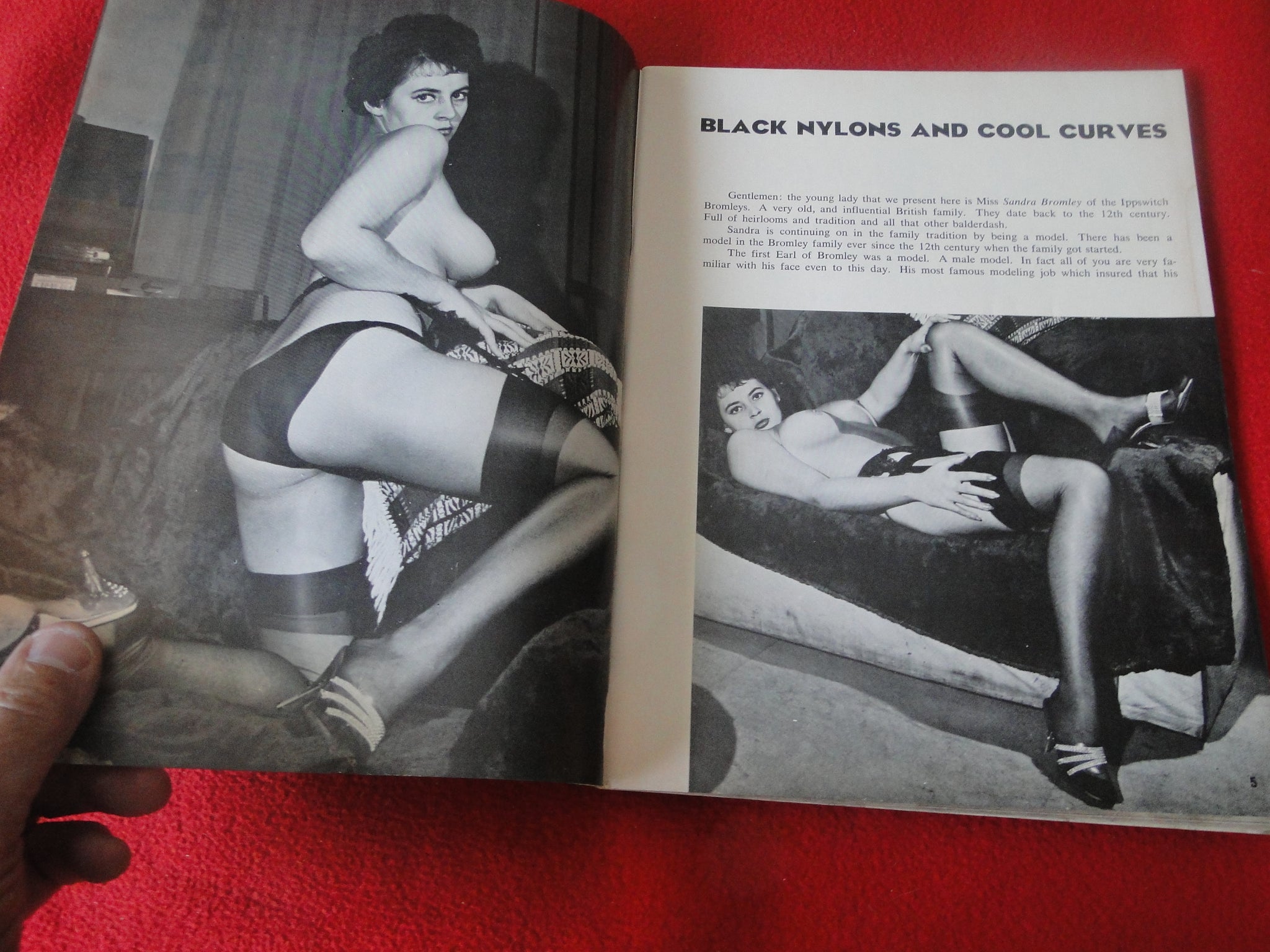 Vintage Nude Erotic Sexy Adult Magazine Nylon Mood April 1963 P71 –  Ephemera Galore