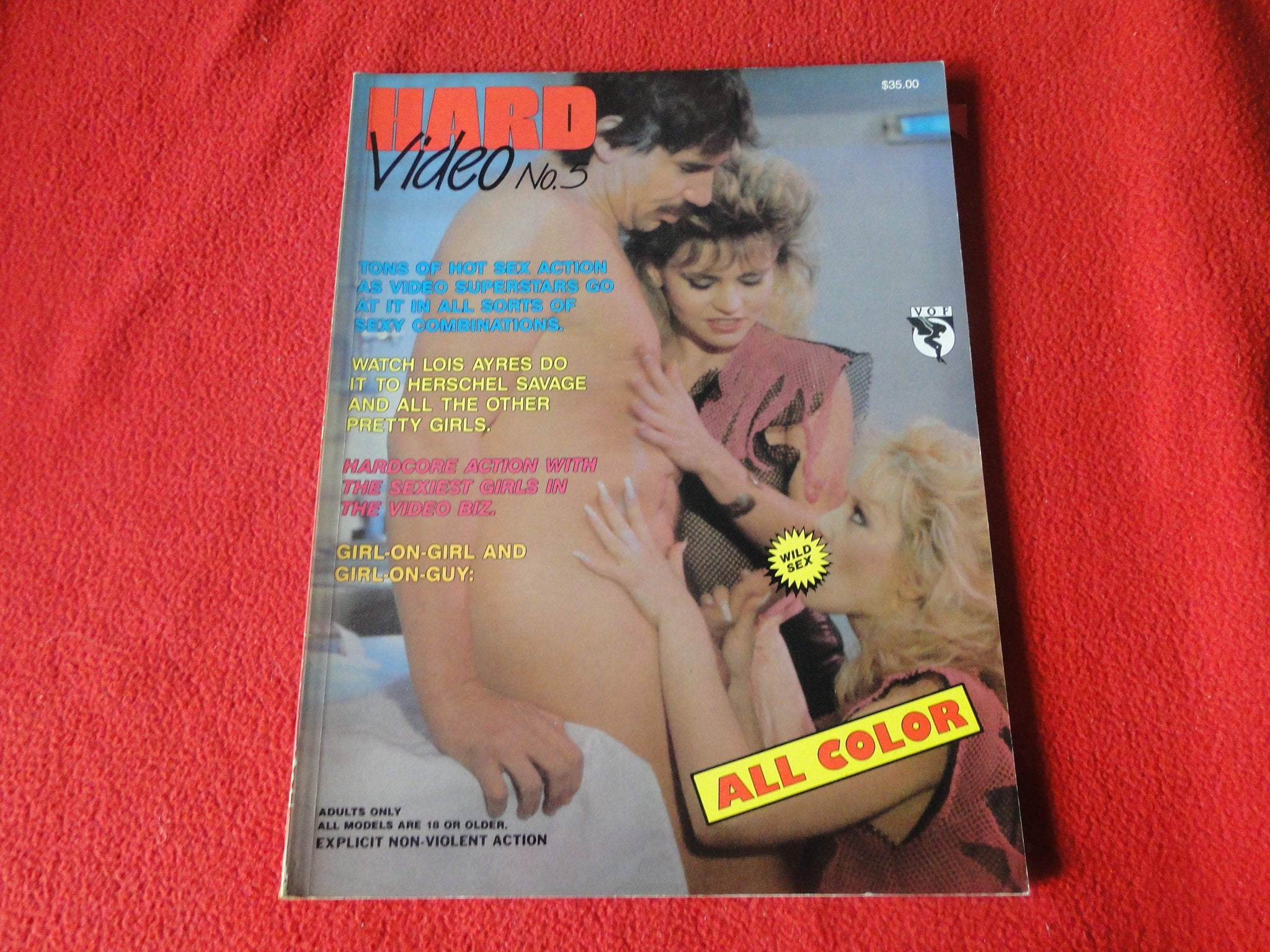 Vintage Nude Erotic Sexy Adult Magazine World Video No. 5 All Color 56 –  Ephemera Galore