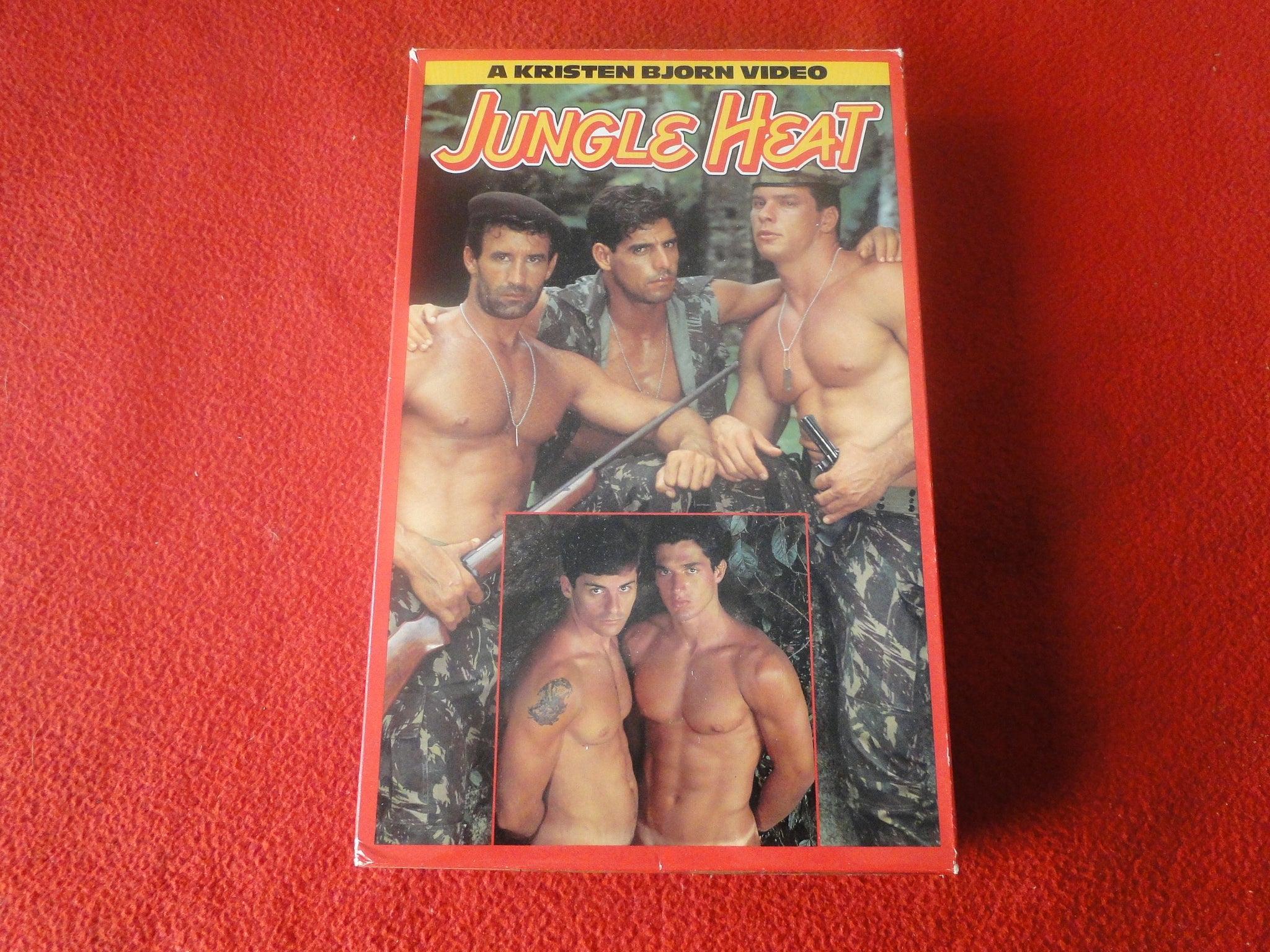 Vintage Adult Erotic XXX Gay VHS Porn Movie Kristen Bjorn Jungle Heat –  Ephemera Galore