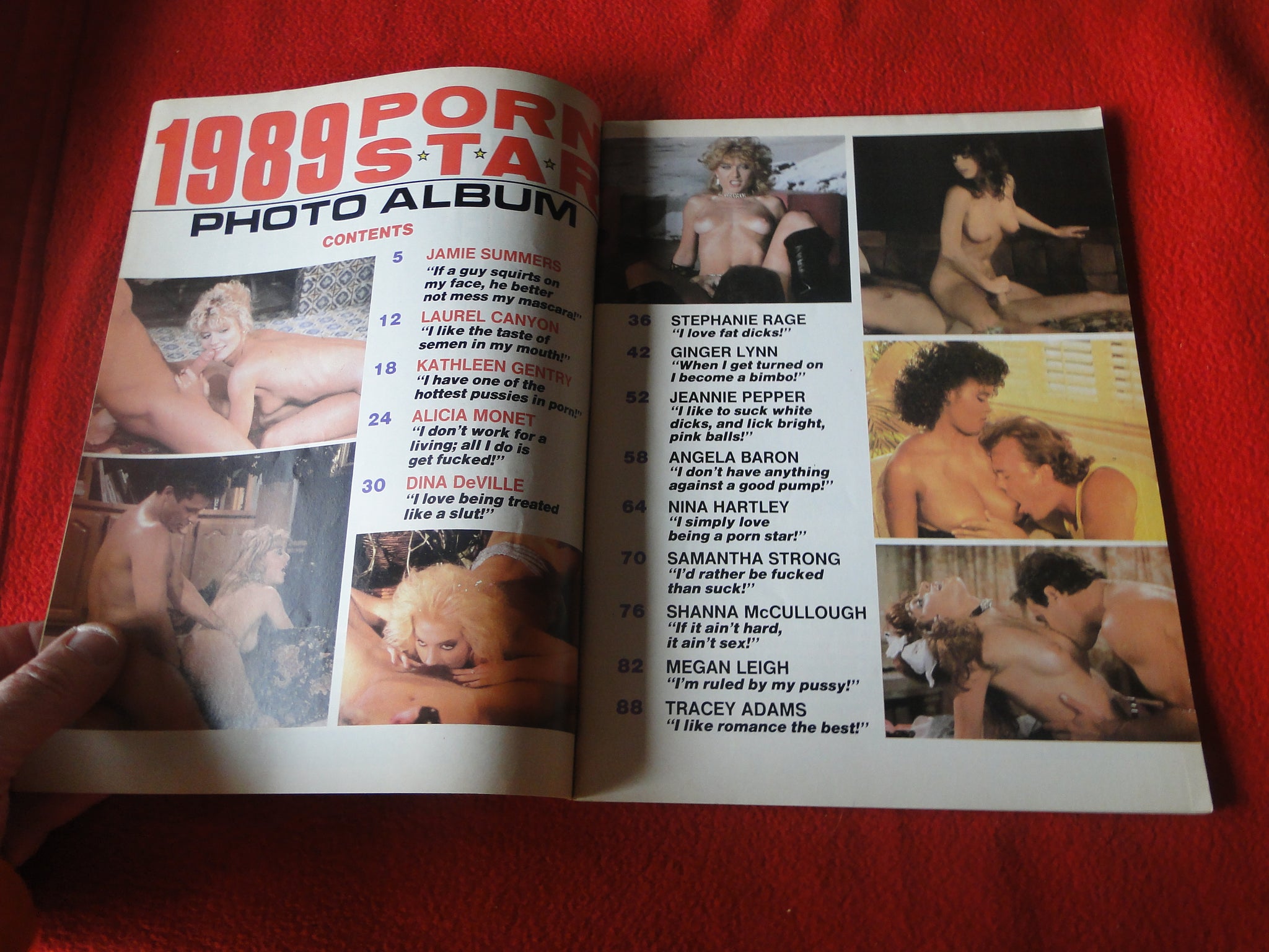 Vintage Nude Erotic Sexy Adult Magazine All Color 1989 Porn Star Photo –  Ephemera Galore