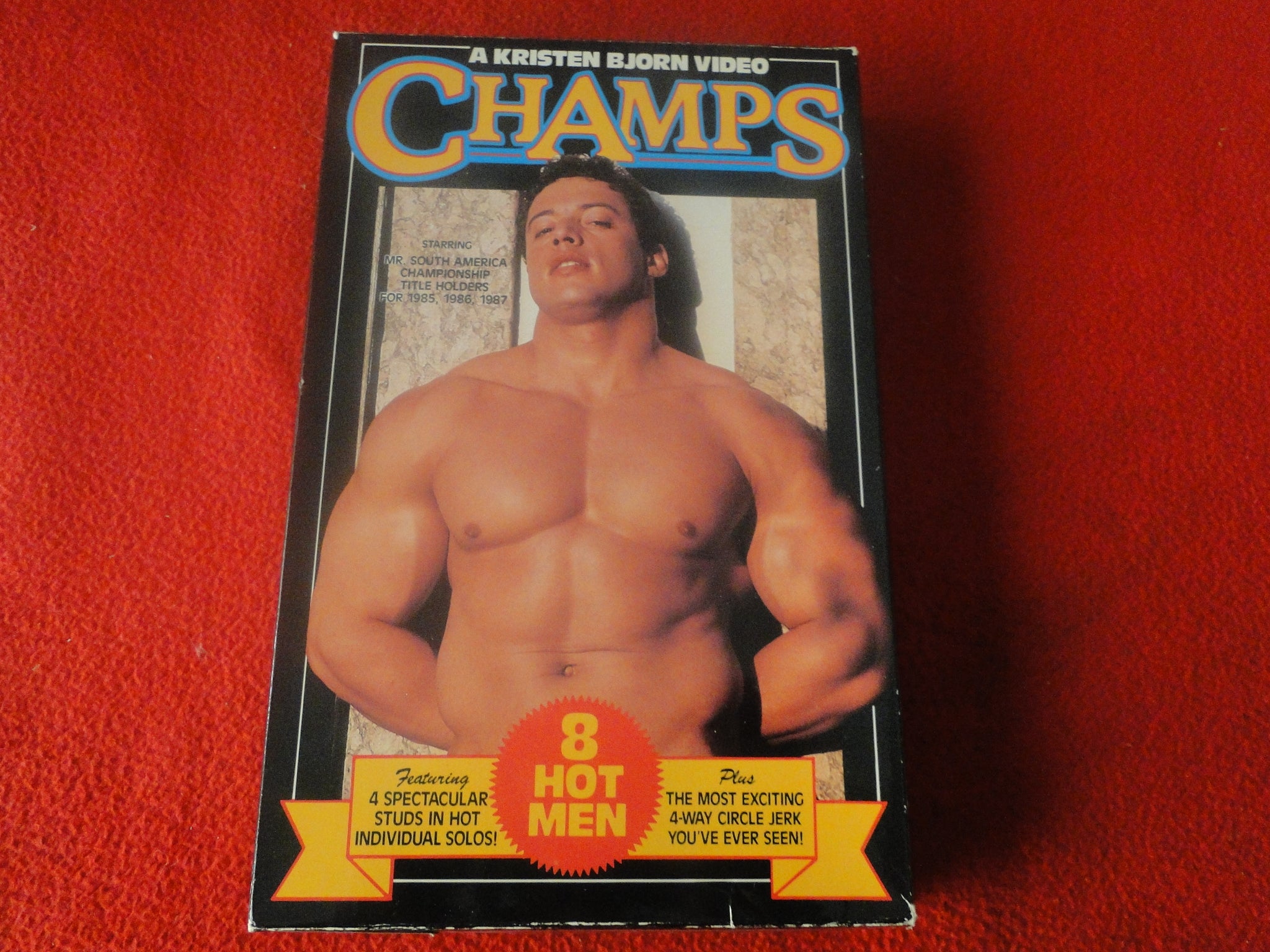 Vintage Adult Erotic XXX Gay VHS Porn Movie Kristen Bjorn Champs 25 –  Ephemera Galore