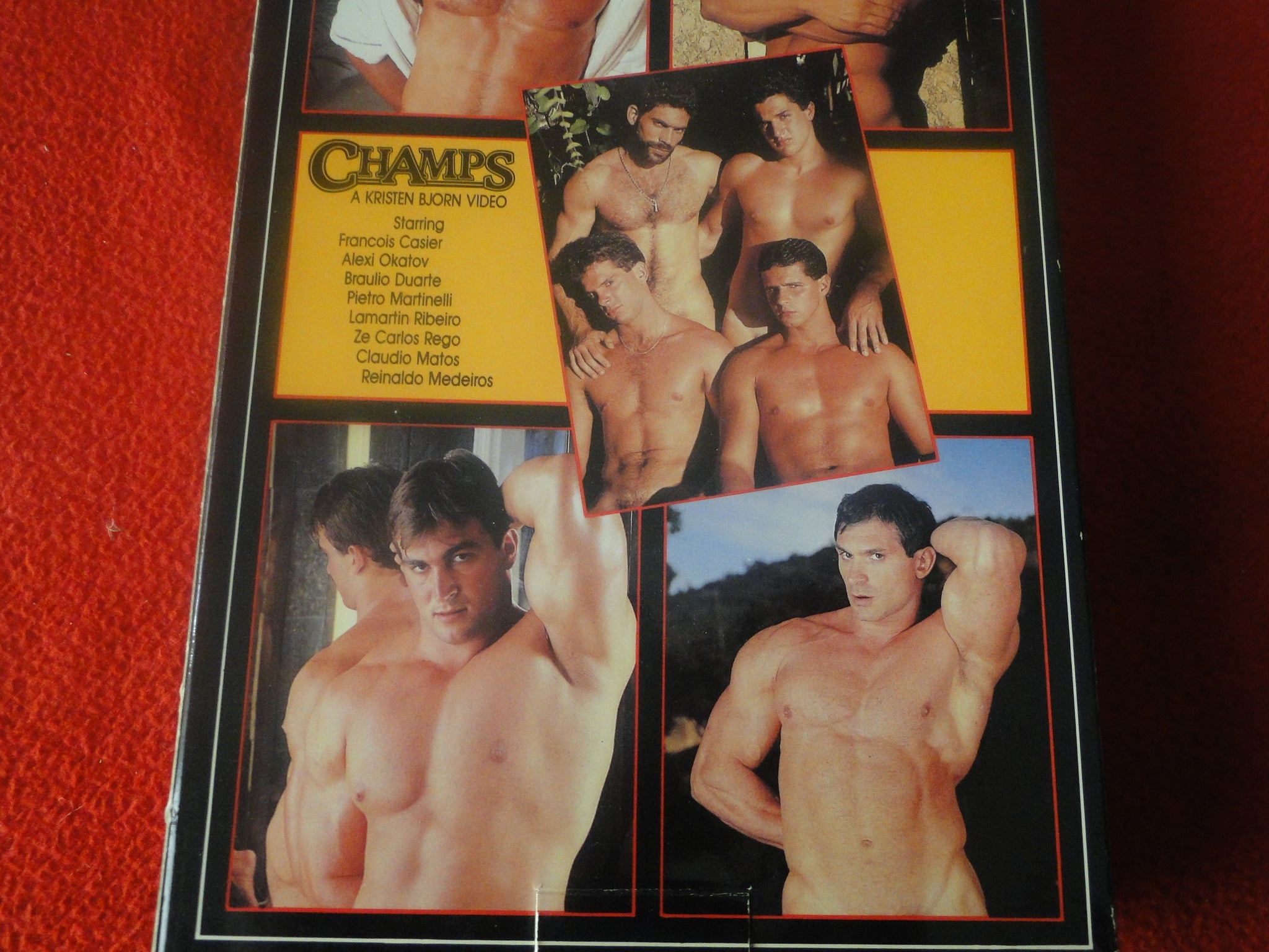 Vintage Adult Erotic XXX Gay VHS Porn Movie Kristen Bjorn Champs 25 –  Ephemera Galore