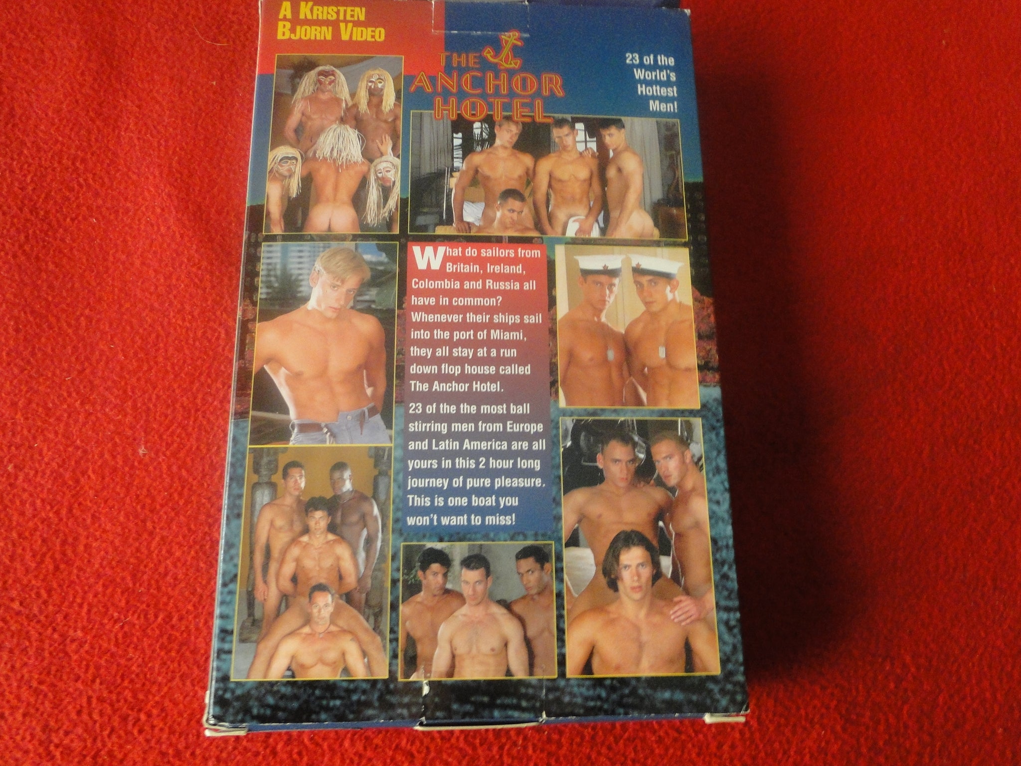 Vintage Adult Erotic XXX Gay VHS Porn Movie Kristen Bjorn The Anchor H –  Ephemera Galore