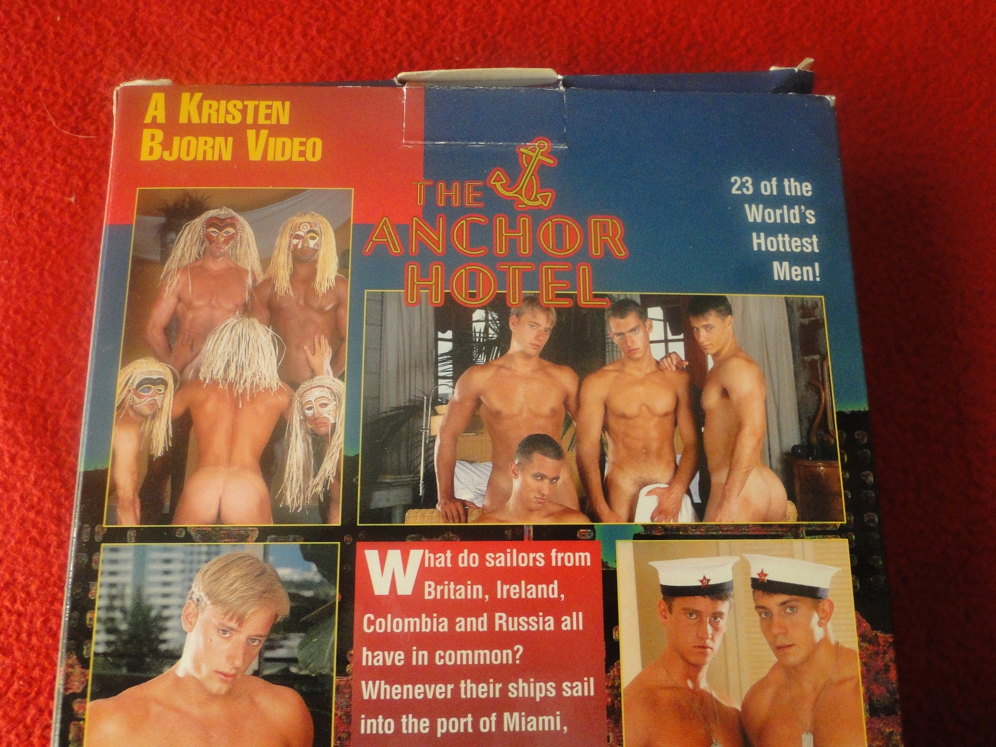 Vintage Adult Erotic XXX Gay VHS Porn Movie Kristen Bjorn The Anchor H –  Ephemera Galore