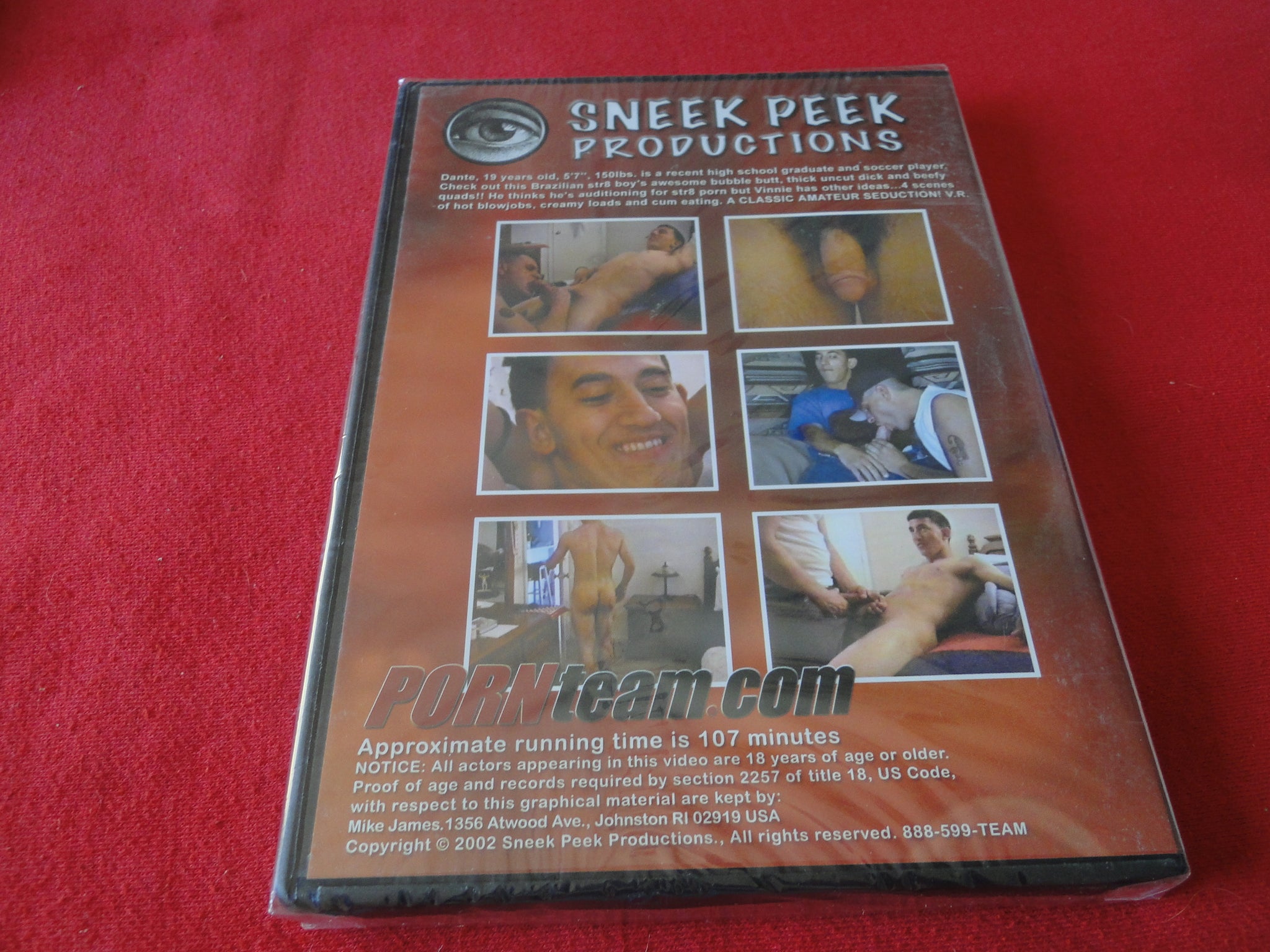 Vintage Adult All Male Gay DVD Rated XXX Porn Movie SEALED Str8 Loads –  Ephemera Galore