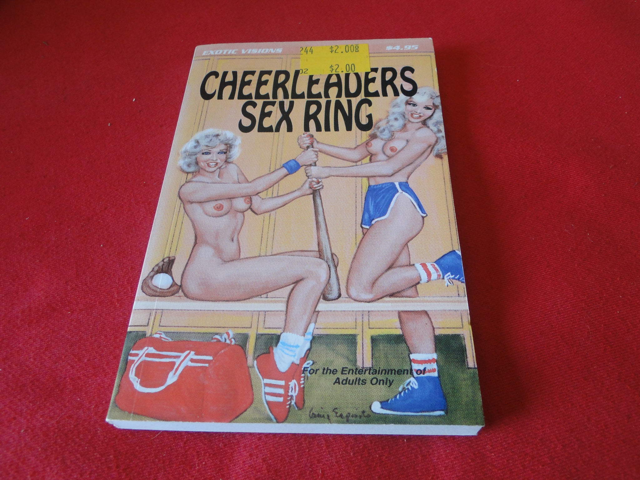 Vintage Adult Erotic Paperback Book Cheerleaders Sex Ring NOS New Old –  Ephemera Galore