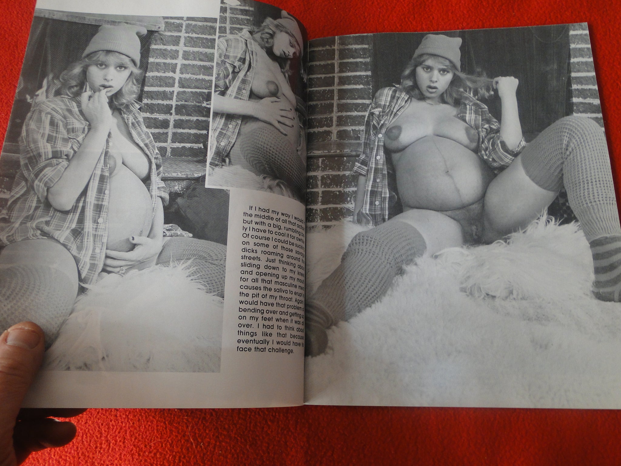 Vintage Nude Erotic Sexy Adult Magazine Mom Pregnant P80 – Ephemera Galore