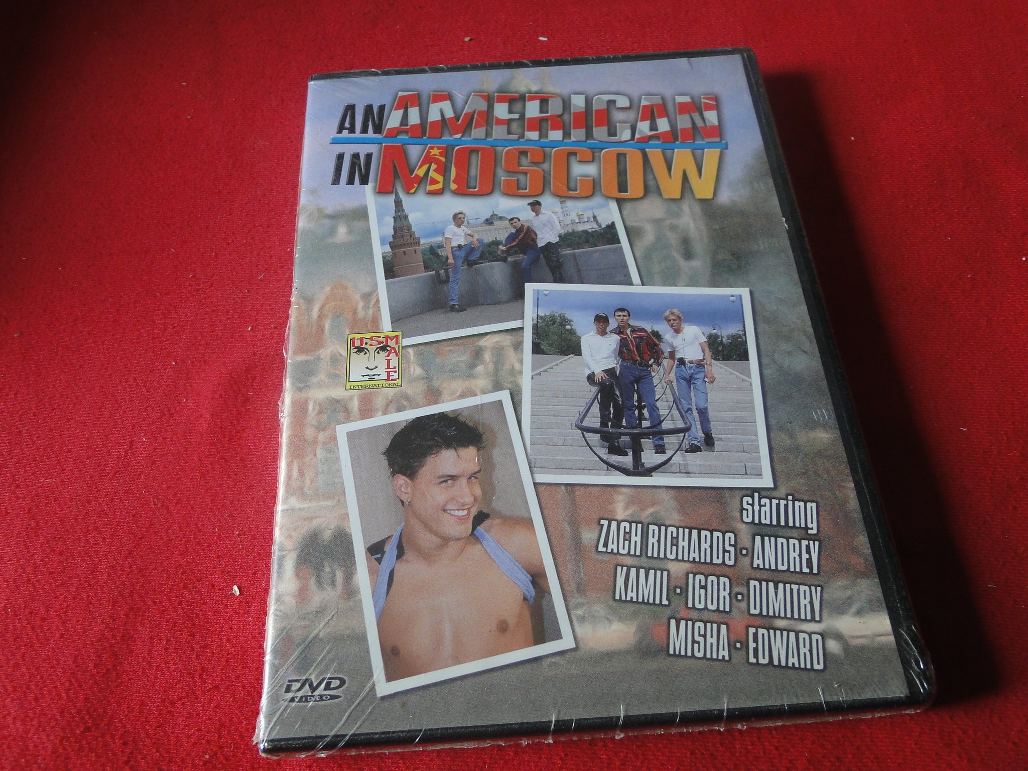 Vintage Adult Gay Porn DVD XXX Movie SEALED An American In Moscow Zach –  Ephemera Galore