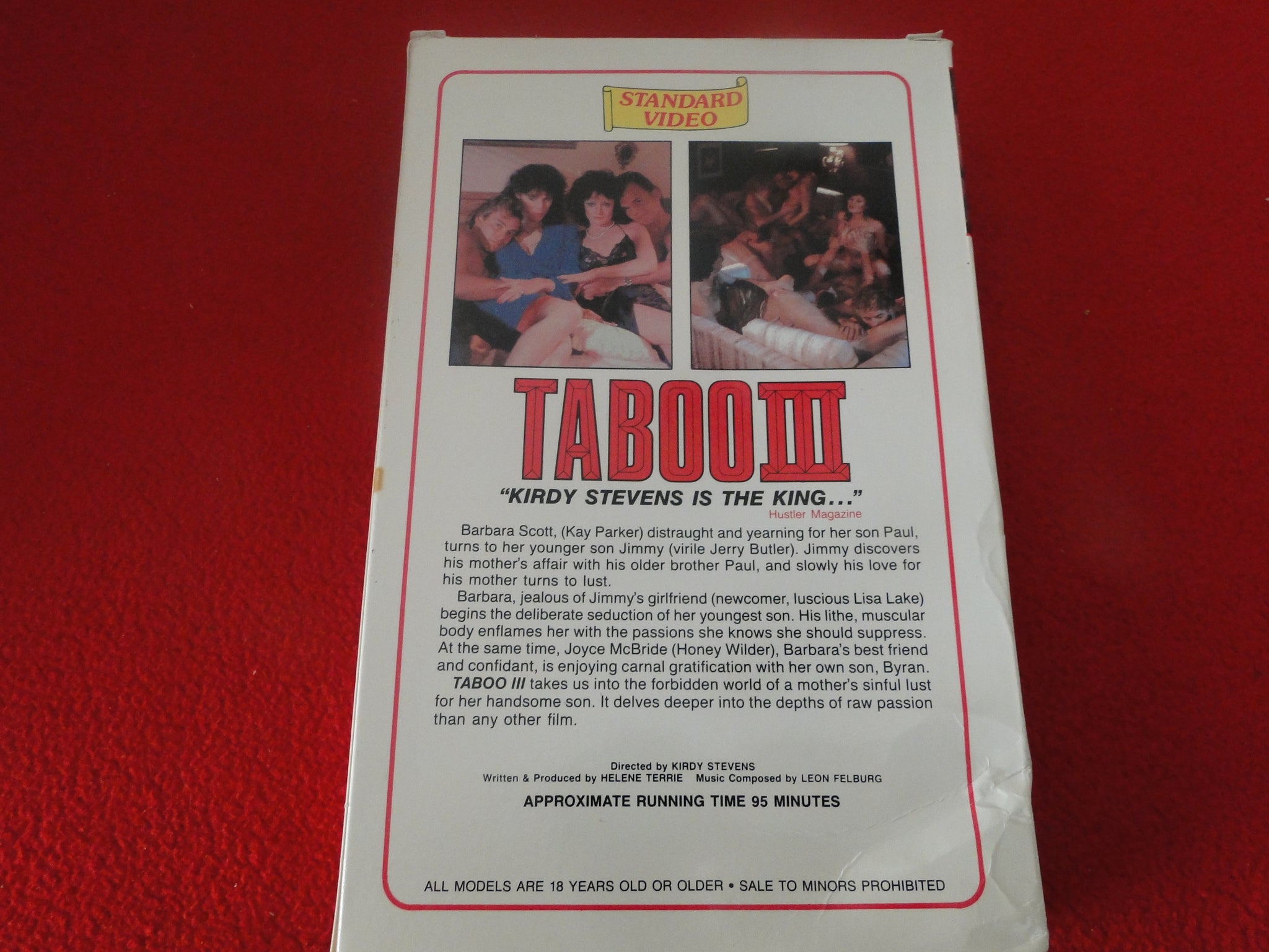 Vintage 18 Y.O. + Adult XXX Porn Video VHS Tape Movie Taboo III P50 –  Ephemera Galore